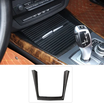 

Fit for BMW X5 E70 2008-2013 (Not for X5 M) Car Styling Carbon Front Water Cup Holder Sticker Cover Trim 1pcs Auto Accessories