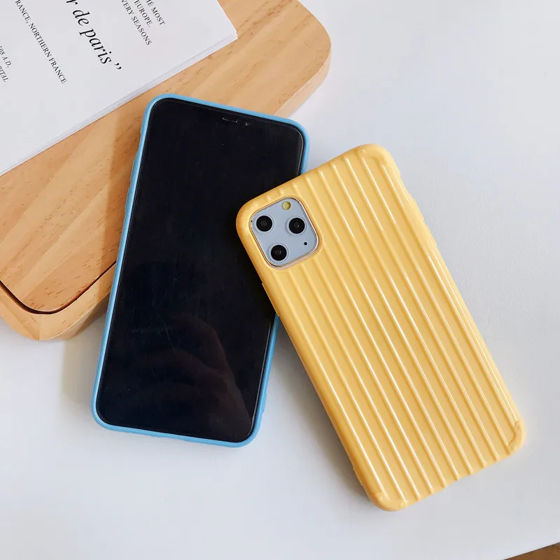 Simple Candy Colors Luggage Phone Case Honor 8X 9X Pro 9 10 10i Cases Silicone Bumper Cover For Huawei P20 P30 Nova 3 3i 4 E | Мобильные