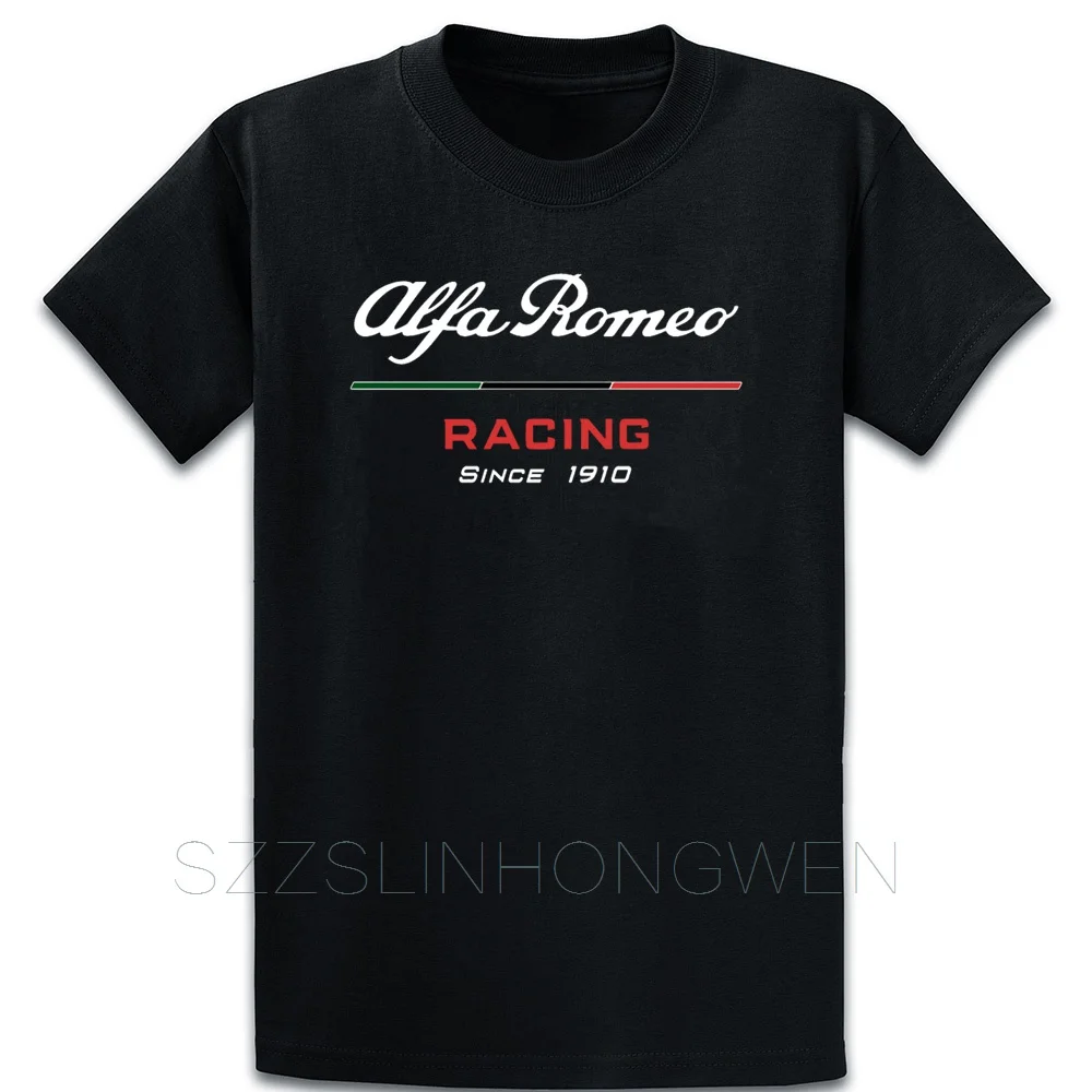 Alfa Romeo Racing футболка новый стиль весна Стандартный тонкий принт вырез лодочкой