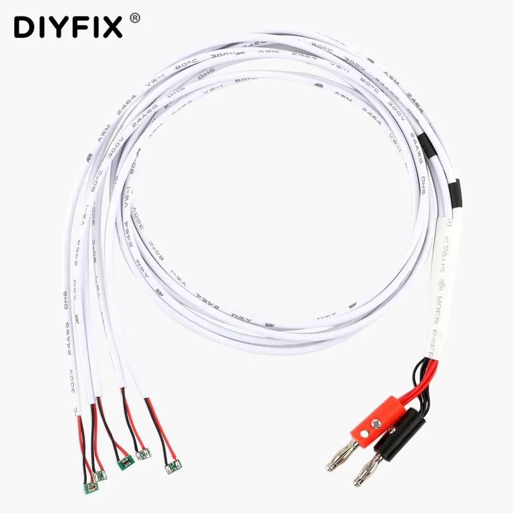

DIYFIX Current Test Cable for Samsung Huawei Xiaomi OPPO VIVO Android Phone Failure Detect Repair Tool Wire with Alligator Clip
