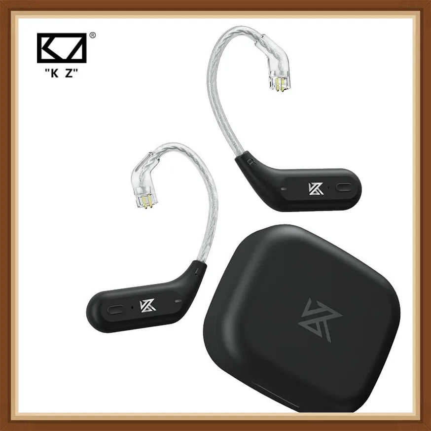 

KZ AZ09 HD Bluetooth модуль беспроводной обновленный кабель Bluetooth 5,2 HIFI беспроводной ушной крючок C-контактный разъем с зарядным чехлом