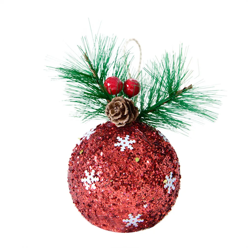 

Christmas Tree Decor High Qulity Ball Bauble Xmas Party Hanging Ball Ornament decorations for Home Christmas decorations A16