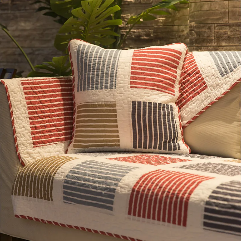 DUNXDECO чехол для подушки Чехол 50x50 см проверьте стеганые Coussin Диван Постельные принадлежности украшения ткани