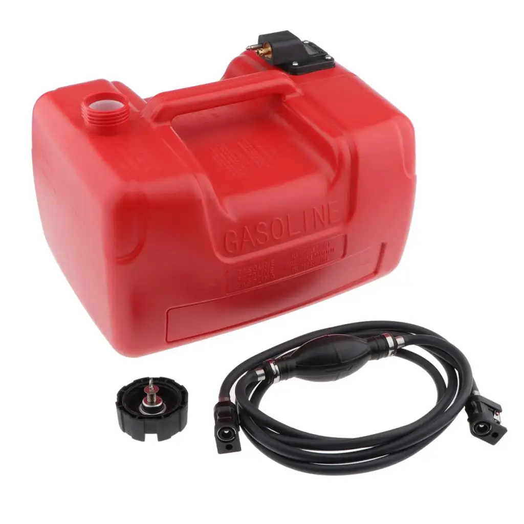 Marine Outboard Fuel Tanks (3.2 Gallon/12L)- Boat Yacht Engine Fuel Tank for Yamaha, Portable Oil Box/ Container