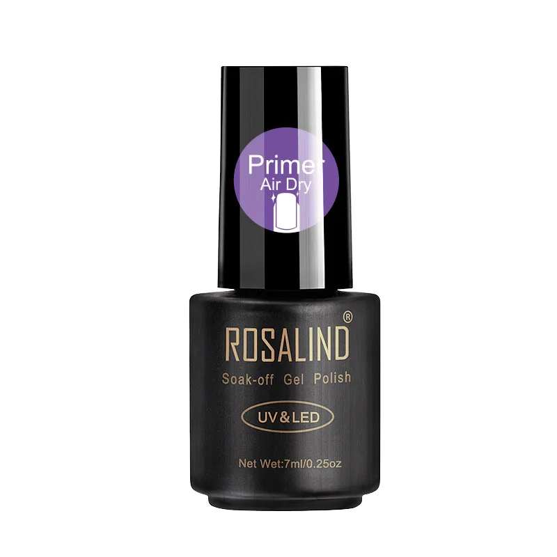 Primer ROSALIND неоновый Гель-лак для ногтей набор Vernis полупостоянные гибридные лаки для маникюра UV Soak Off Primer Poly Gel Base Top Coat - Цвет: Primer
