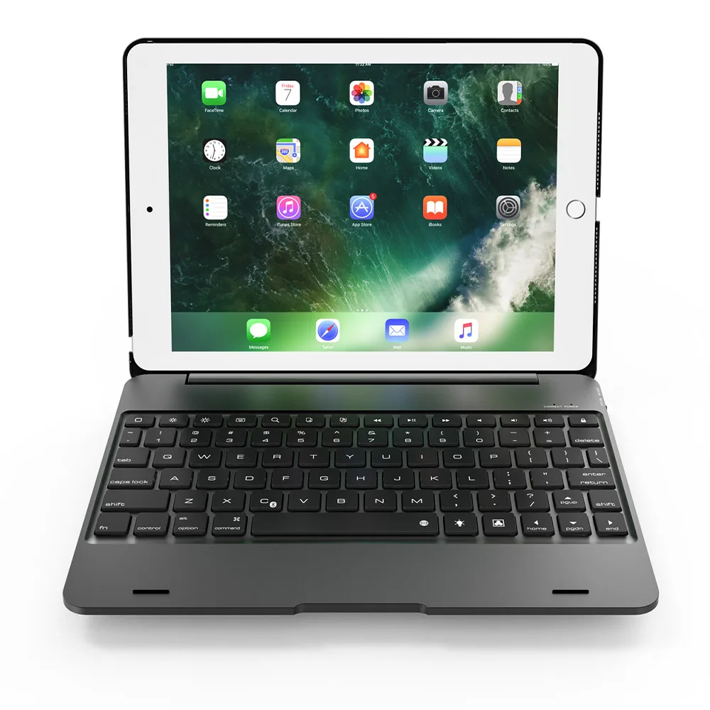 Складной чехол с беспроводной клавиатурой Bluetooth 78 клавишами для apple 2017/2018 новый IPad