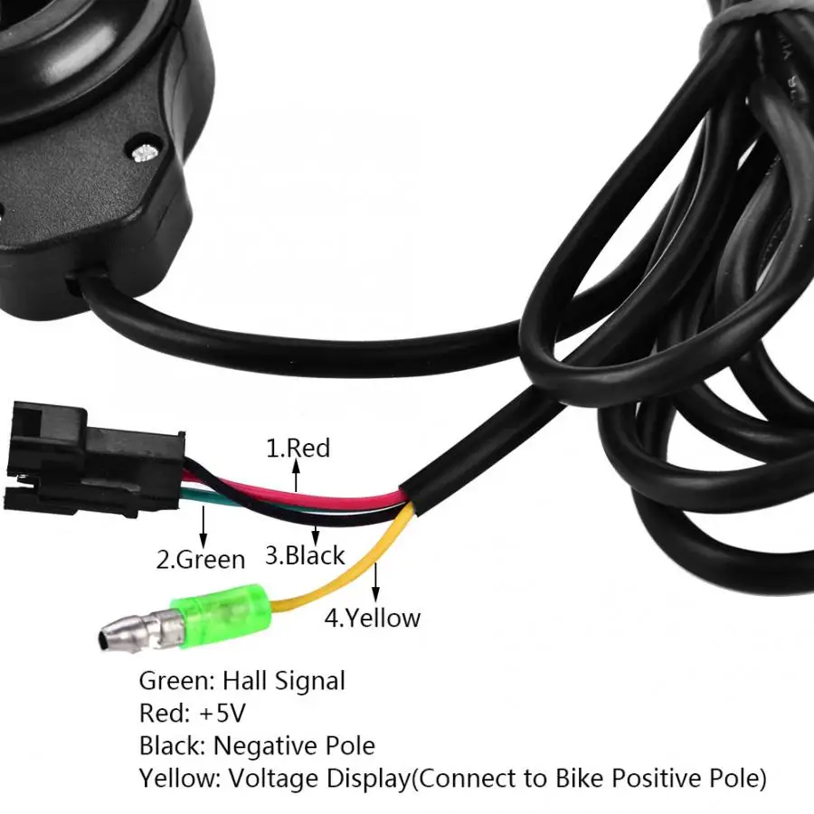 12 V-99 V прочные, фара для электровелосипеда в скутер дроссельная заслонка с ЖК-дисплей Батарея Напряжение Дисплей аксессуар для Аксессуары для электрического велосипеда