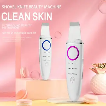 

Blackhead Grease Removal Beauty Instrument Ultrasonic Negative Ion Introduction Facial Cleanser Devices Skin Care Tool Women