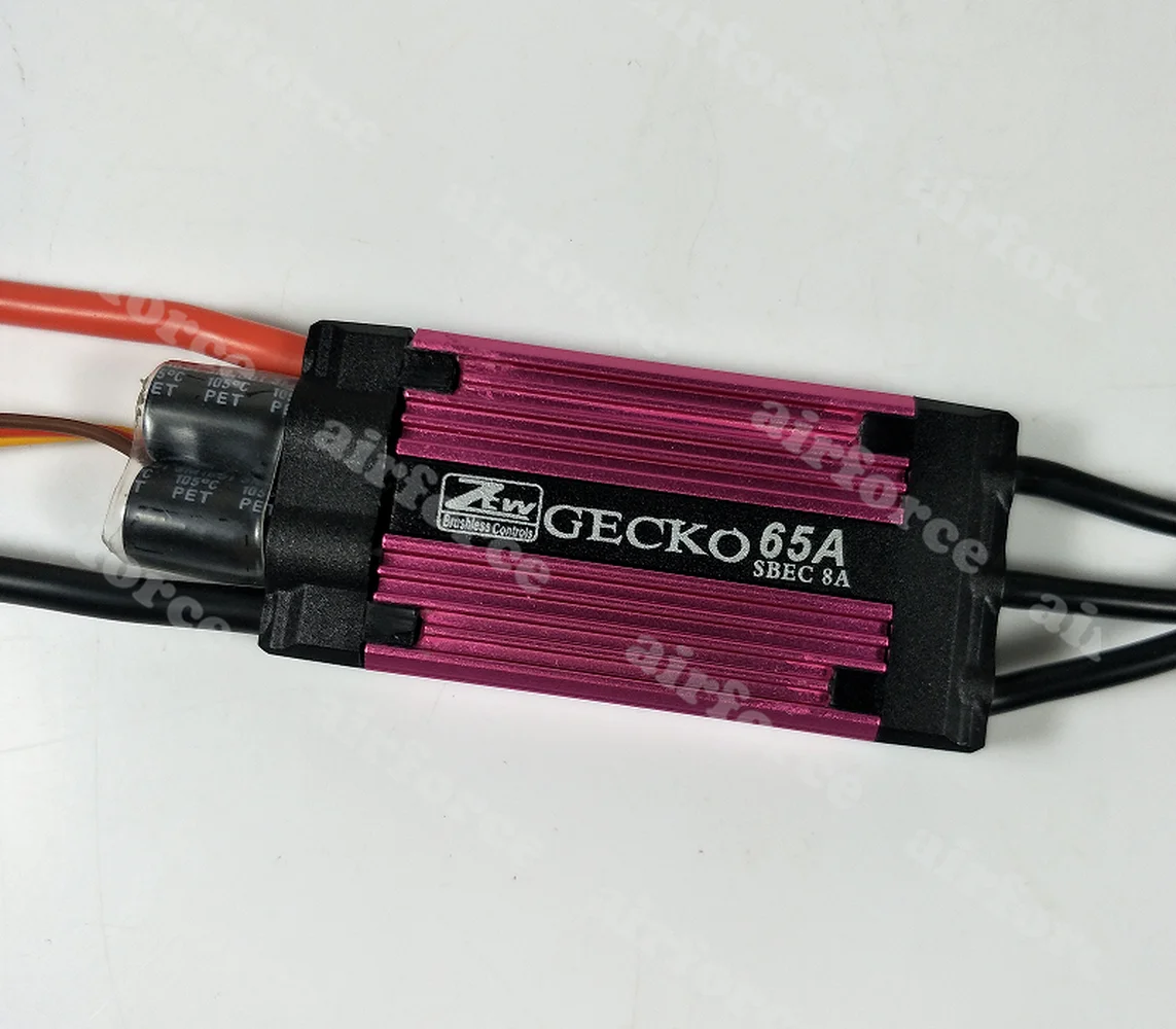 ZTW GECKO 65A RC Airplane ESC Electric Speed Control 5-8.4V Adjustable MAX 85A