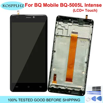 

KOSPPLHZ For BQ 5005L BQ-5005L Intense Touch Screen and LCD Screen Assembly Original With frame BQS-5005L BQ5005L Repalcement