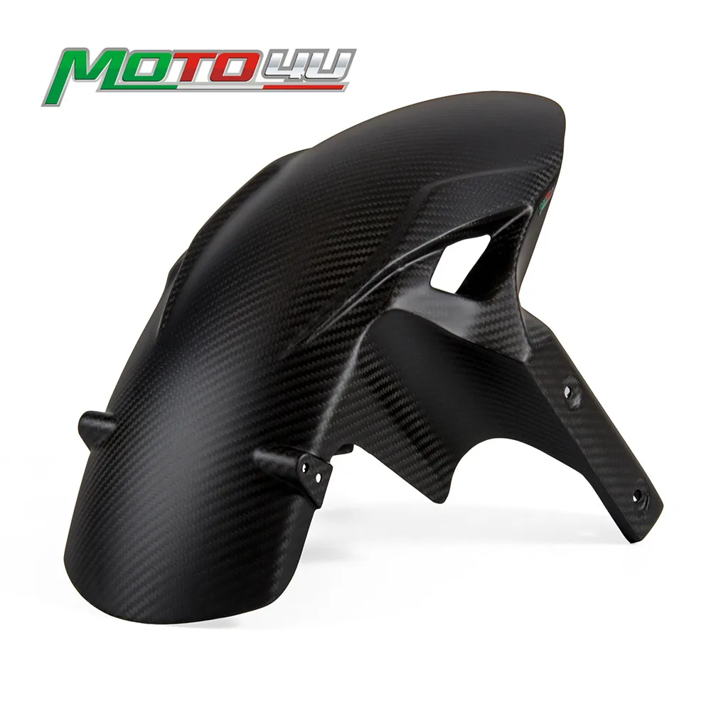 

100% Carbon Fiber Front Fender Mudguard Hugger Twill Weaver Matt Black Motorcycle Accessories For KAWASAKI ZX-6R ZX6R ZX636 2019