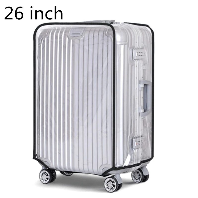 26inch Универсальный Водонепроницаемый 2" /22"/2" /26"/2" /30" прозрачный защитный чехол для чемодана сумка для путешествий - Цвет: 26inch