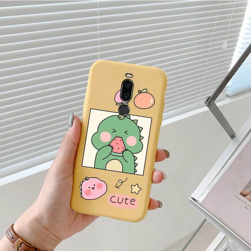 Cute Animal Pattern Phone Cover For Meizu X8 Case Cartoon Soft Silicone Painted Shell Shockproof Protection Bags 