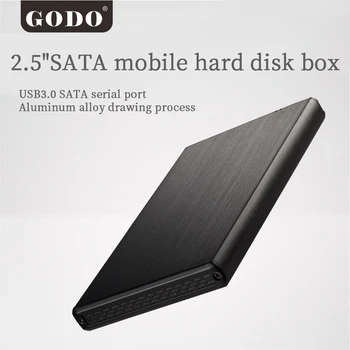 

GODO SATA to USB3.0 2.5inch External SSD Disk Box/ Hard Drive Case Hdd Enclosure for 7/9.5mm Hdd Notebook Mac PC Computer