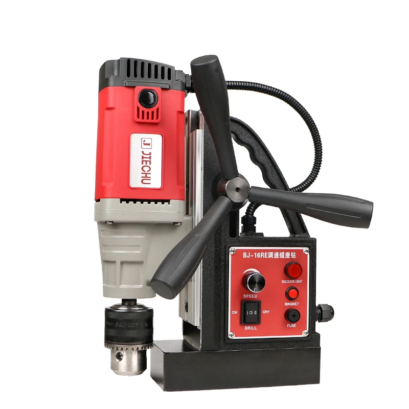 Taladro magnético de succión, taladro de hierro, máquina de ataque, taladro  eléctrico de velocidad ajustable hacia adelante y hacia atrás|Accesorios  para herramientas eléctricas| - AliExpress