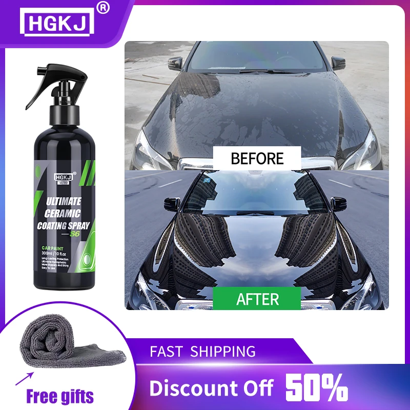 9hセラミック車塗料ケア300 100 50ミリリットル研磨ペーストナノ製品疎水性クイックコート液体ワックスカーケアキットhgkj Paint Protective Foil Aliexpress