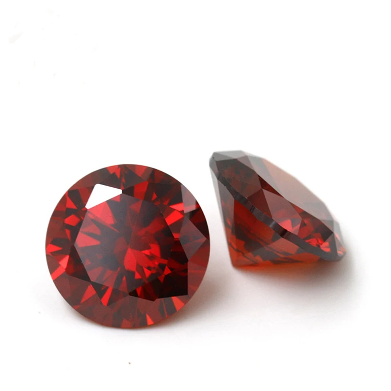 1.0~10.0mm AAAAA Various Color Loose Cubic Zirconia Stone Round Brilliant Cut CZ Stone Synthetic Gems For Jewelry Free Shipping