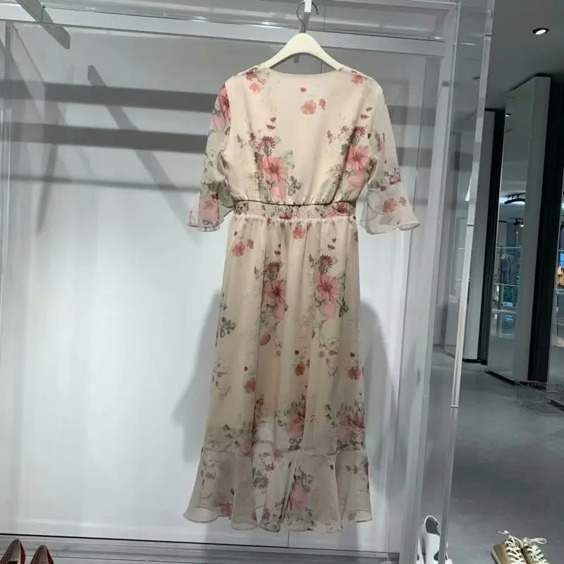 

2019 Summer WOMEN'S Dress New Style Korean-style Fashion Chiffon Dress Women's Fashion A1fa92823c6