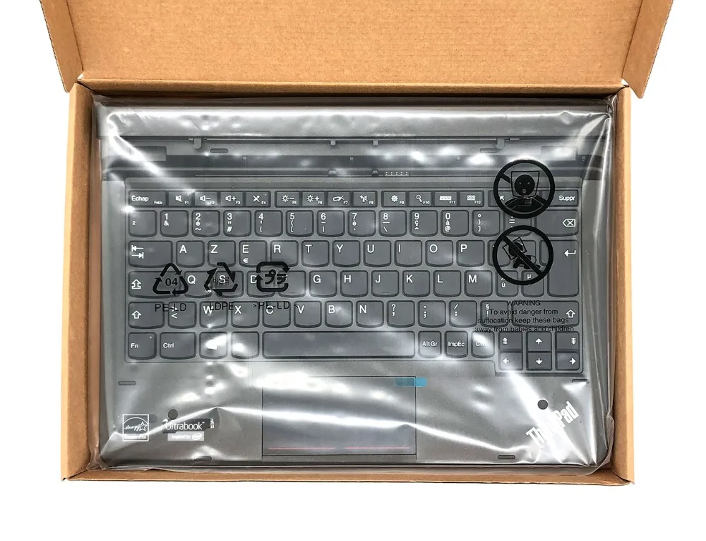 全新联想Helix Ultrabook 键盘底座 For ThinkPad X1 Helix(Type 20CG, 20CH) Laptop FR FRA FRU 00HW411 4X30G93864 SM10F58161AA