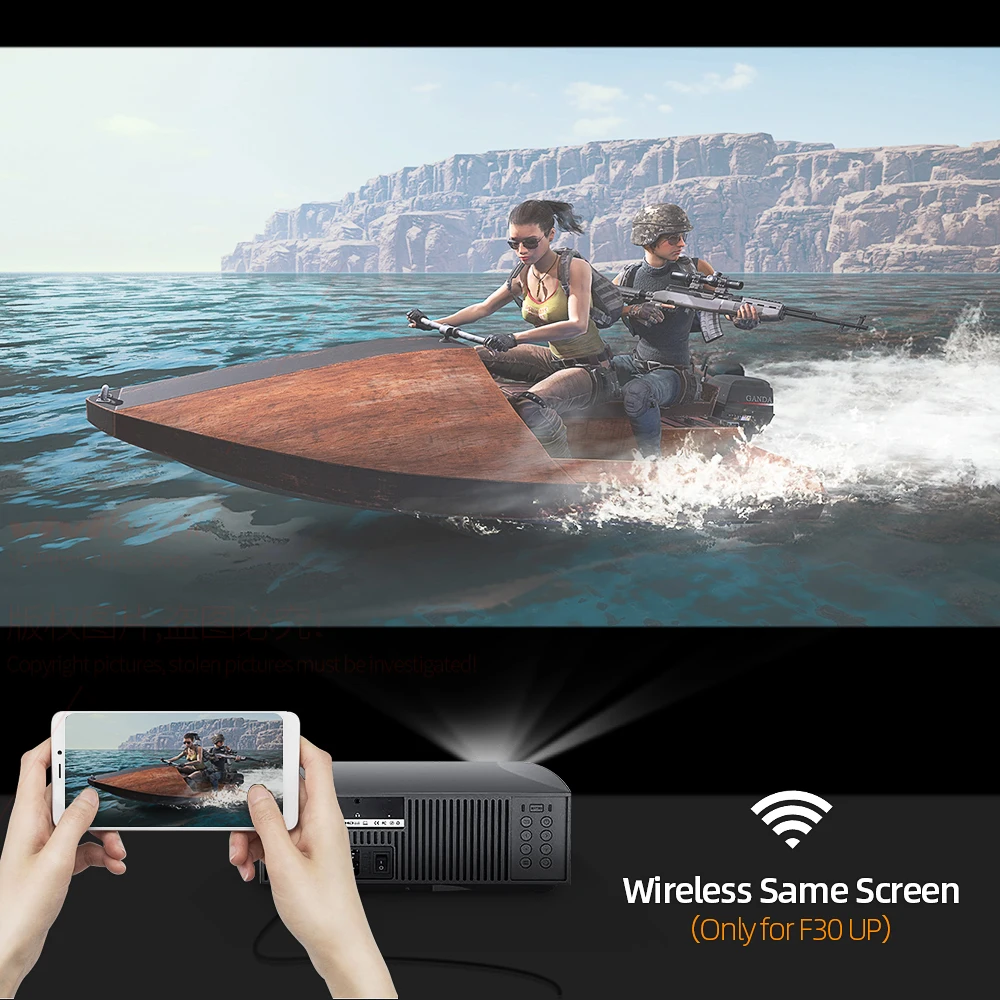 Распродажа реальный Full HD 1080P проектор VIVIBright F30UP 4K Android WIFI Bluetooth 3D Видеопроектор для