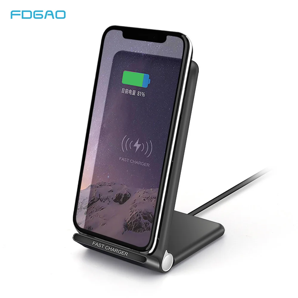 15W Qi Wireless Charger For iPhone 11 X XS Max XR Samsung S10 S9 Note 10 Xiaomi Mi 9 10W Fast Wirel