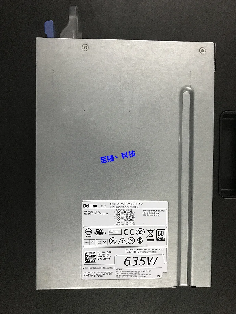 Для DELL Оригинальная рабочая станция T5600 T3600 635W NVC7F D635EF-00 источник питания