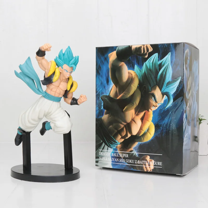 20 см dragon ball Z синий гогета Сон Гоку Вегета конечный солдат dragon ball Супер saiyan Broly битва фигурка DBZ подарок - Цвет: Gogeta boxflod
