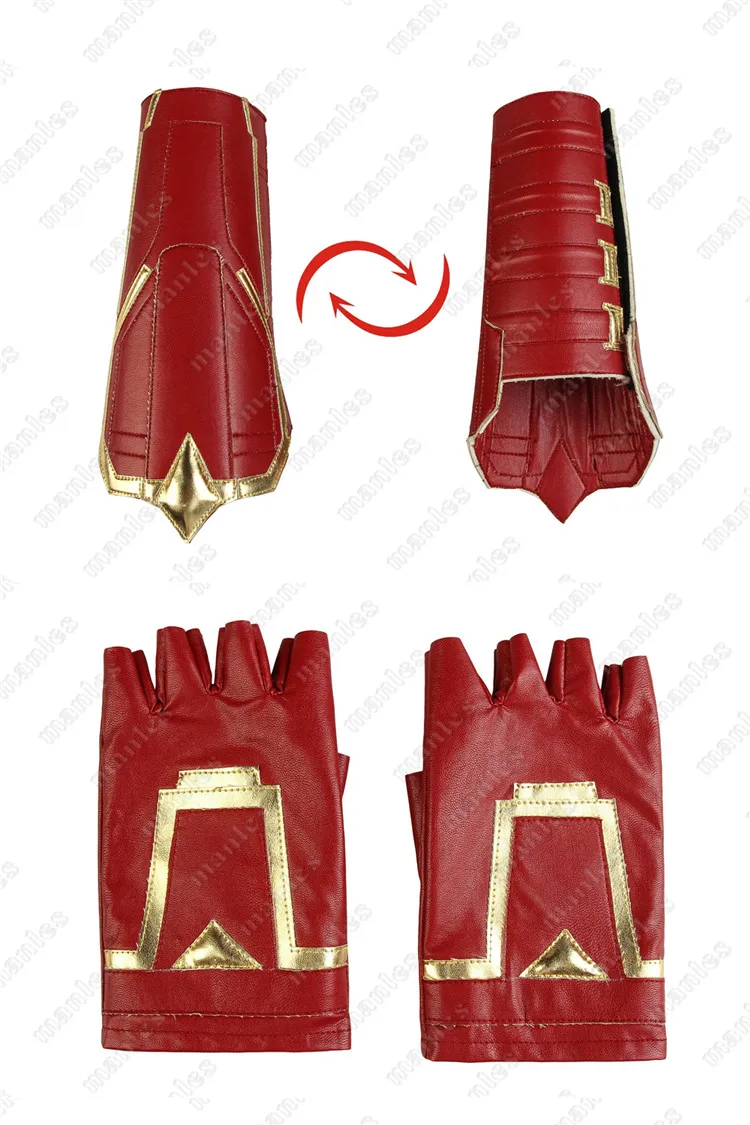 Капитан костюм Марвел мисс Марвел Carol Danvers Косплей кожаный комбинезон для взрослых женщин Хэллоуин наряд индивидуальный заказ