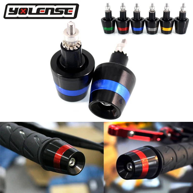 Для Suzuki GSX1300R GSXR1000 GSXR750 GSXR600 GSX-R600 GSX-R750 Универсальный 7/8 ''22 мм Мотоцикл с ЧПУ ручки бар заканчивается шапки