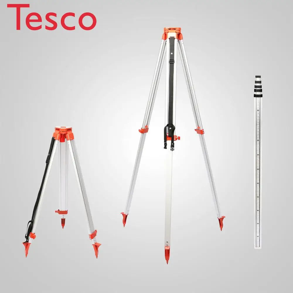 

Full set Updated Automatic Self-leveling Rotary Red Laser Level 500m Range + Tripod + 5m Staff