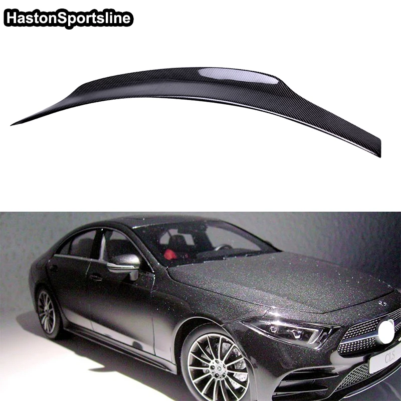 W257 углеродного волокна задний автомобильный спойлер крыло для Mercedes Benz W257 C257 CLS