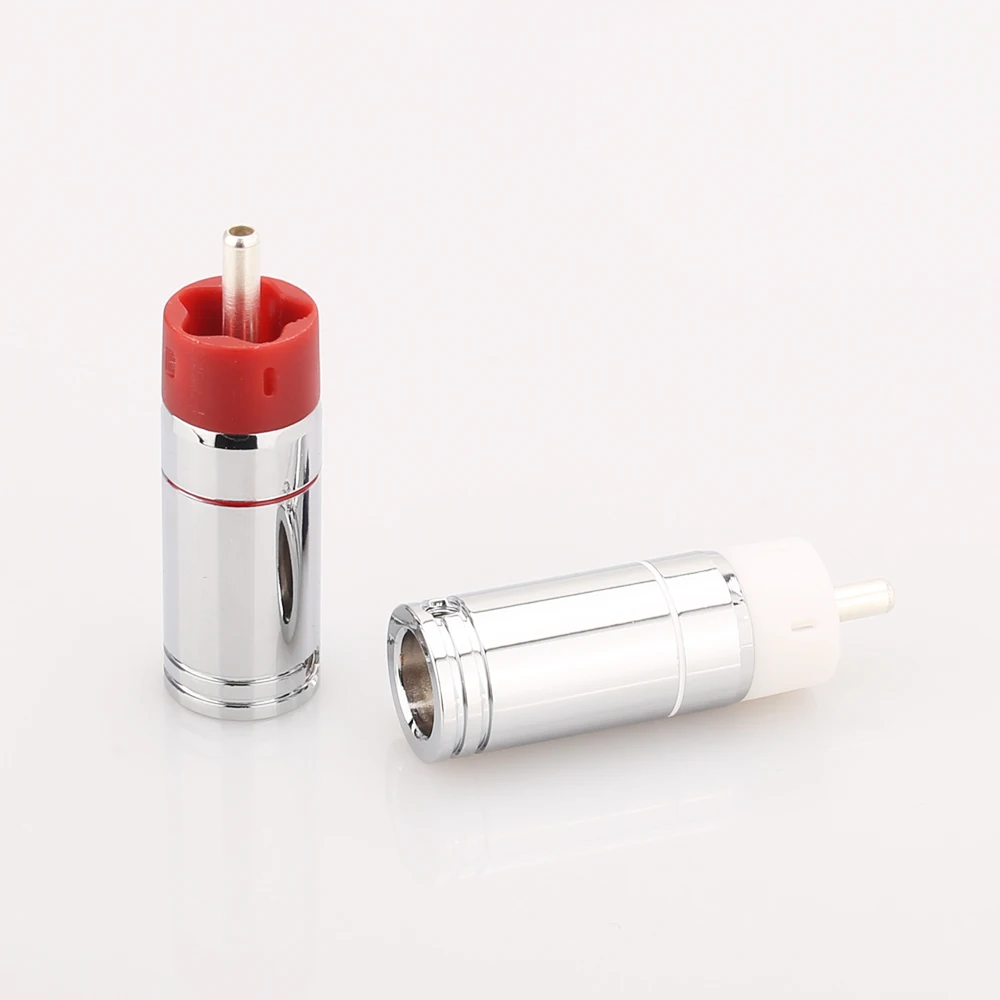 Star Line разъемы с серебряным покрытием 2 пары/4 шт.|tellurium copper|silver rca plugconnector |
