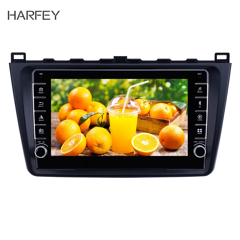 Harfey 2DIN 9 дюймов Android 9,1 Автомобильная магнитола для Mazda 6 Rui wing 2008 2009- мультимедийный плеер gps головное устройство bluetooth стерео