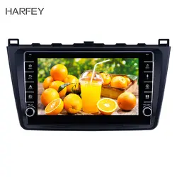 Harfey 2DIN 9 дюймов Android 8,1 автомобильный радиоприемник для Mazda 6 Rui wing 2008 2009-2014 мультимедийный плеер gps головное устройство bluetooth стерео