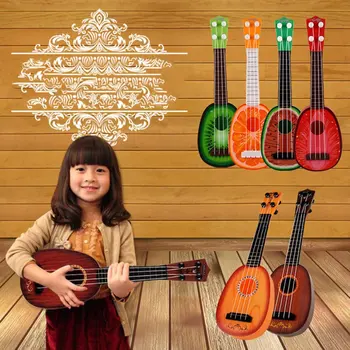 

Sensory Emotional Hearing Can Play Simulation Ukulele Mini Fruit Guitar Toy Child Early Education Music Toy Instrument