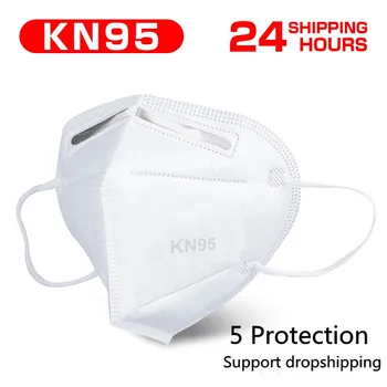 

In stock face mask KN95 facial White masks filtration dust mouth mask protective Anti-fog mascarillas mascherine tapabocas