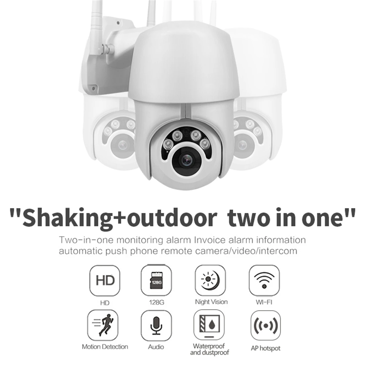IP камера WiFi 2MP 1080P Беспроводная PTZ скоростная купольная камера видеонаблюдения IR Onvif камера наружного видеонаблюдения Wifi камера IP