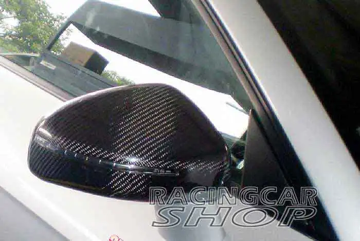 Real Carbon Fiber Mirror Covers For Audi AUDI TT TTS R8 MK2 8J 2008UP 1pair