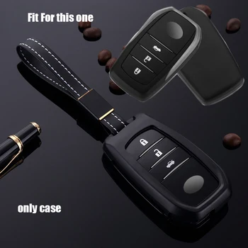 

Car Aluminium Alloy Key Cover Case Holder For Toyota Camry Highlander Prado Crown Land Cruiser Prius Vitz Reiz Fortuner Prius