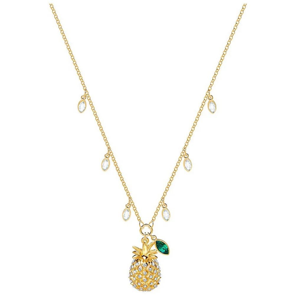 

SWA RO 2019 LIME PINEAPPLE Necklace Fashion Trend Female Clavicle Chain Elegant Women Of Original Girlfriend Memorial Jewelry