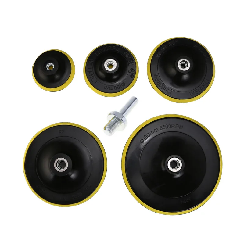 

Polishing Clay Plate Polishing Tray Self-Priming Velcro Disc Plastic Sucker Self-Adhesive Grinding Machine Flocking Sandpaper Pi