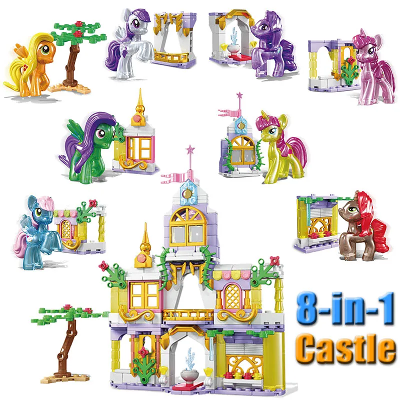 Принцесса Радуга лошадь пони мини кукла игрушка для девочек подарок