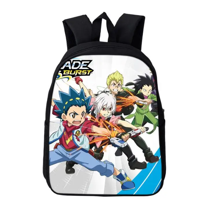 Мода: Beyblade Burst игровой принт рюкзак 3D Аниме студенческий школьный рюкзак Softback - Цвет: as picture