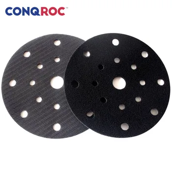 

2 Pieces 150mm 6-Inch 17 Holes Thin Interface Pad Protection Disc Pad Hook Loop Polishing Sander Power Tool Accessories