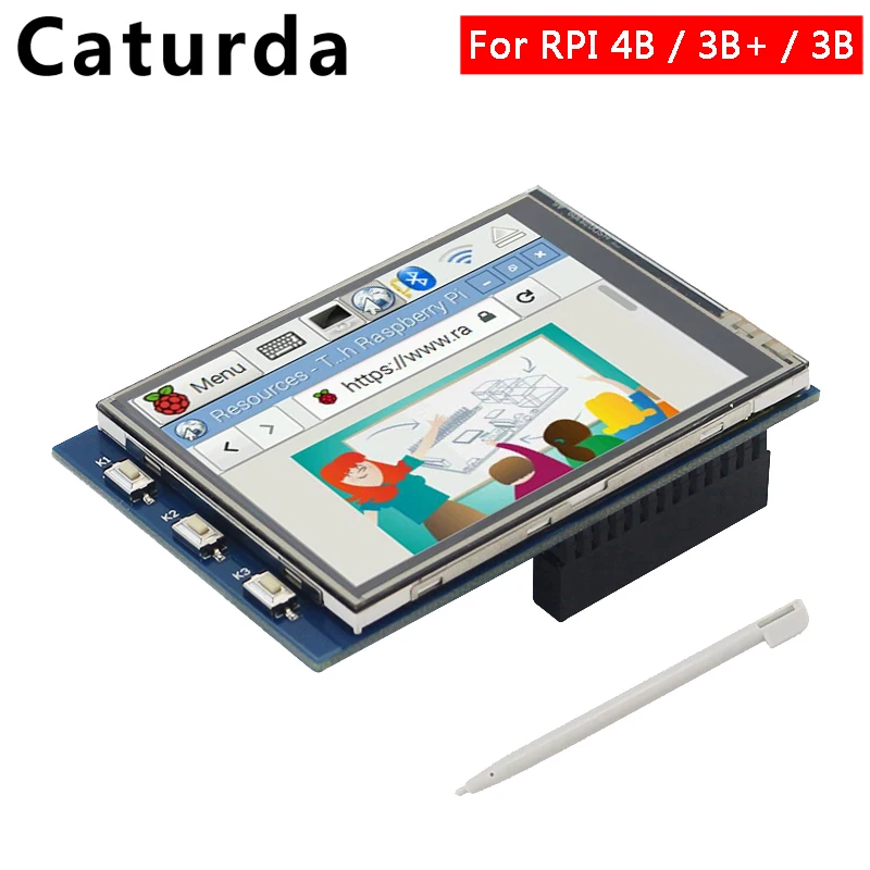 Raspberry Pi 4 Дисплей 2 4/2 8 дюймов сенсорный экран Экран на тонкопленочных