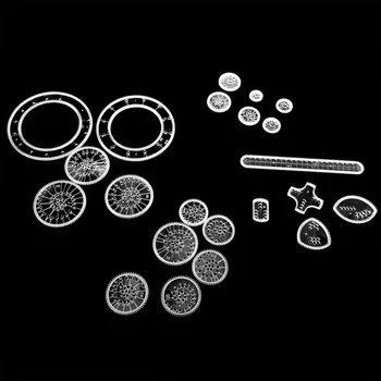 

22pcs Accessories Educational Painting Wheels Stationery Spiral Curve Children Gift Hobby Drawing Toys Set Gauge Ruler Flower