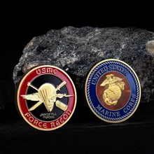 

U.S MARINE MARINE Military Commemorative Coin Respect Honor Medal Home Decoration Collection