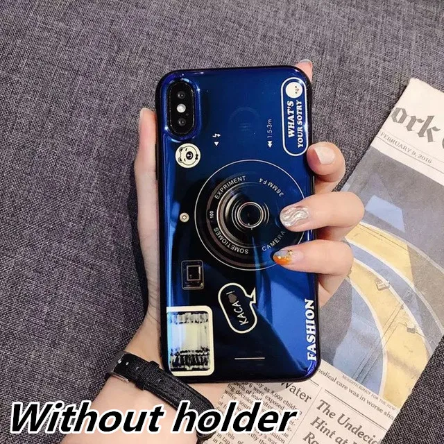 Blue Чехол Blue Ray для huawei P30 P20 Lite с подставкой и держателем для камеры, силиконовый чехол для huawei Y5 Y6 Y9 Pro Honor 20 Nova 5i Pro Coque - Цвет: Blue