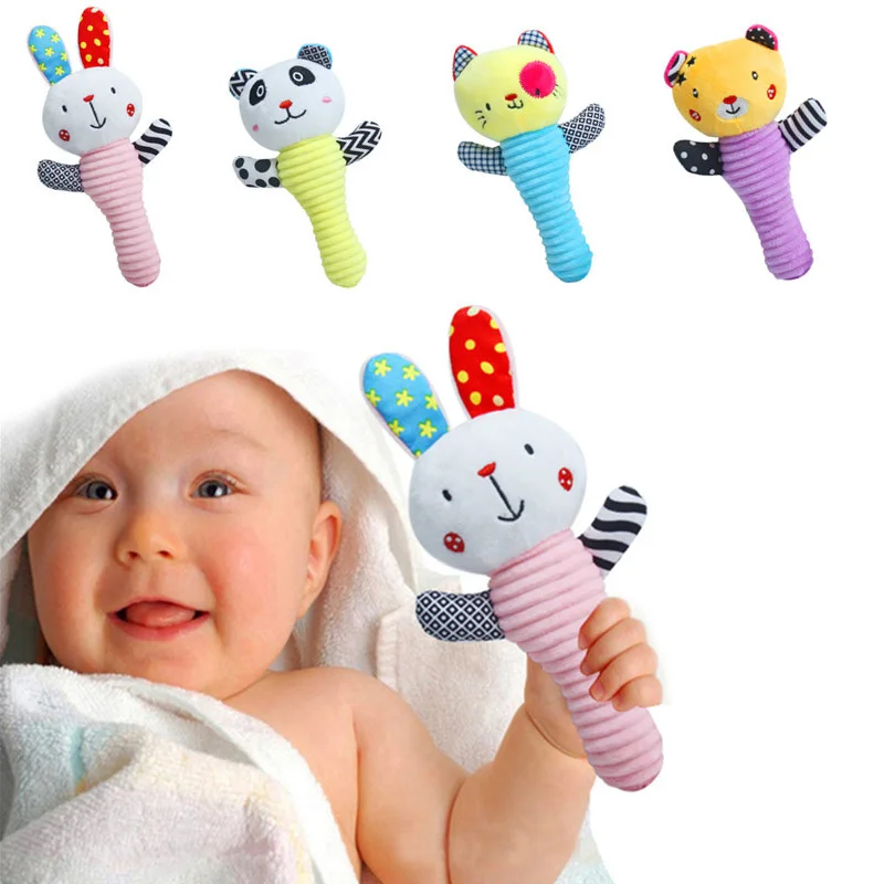 

V-shaped Baby Rattle 0-3-6 Months Cotton Playing And Grasping Baby Hand Grasping 0-1 Year Old Pinching Called Educational Toys