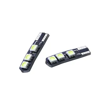 

Car Led T10 6 Light Width Lamp T10 5050 6smd License Plate Light Car Interior Bulbs Light Parking Width Lamps